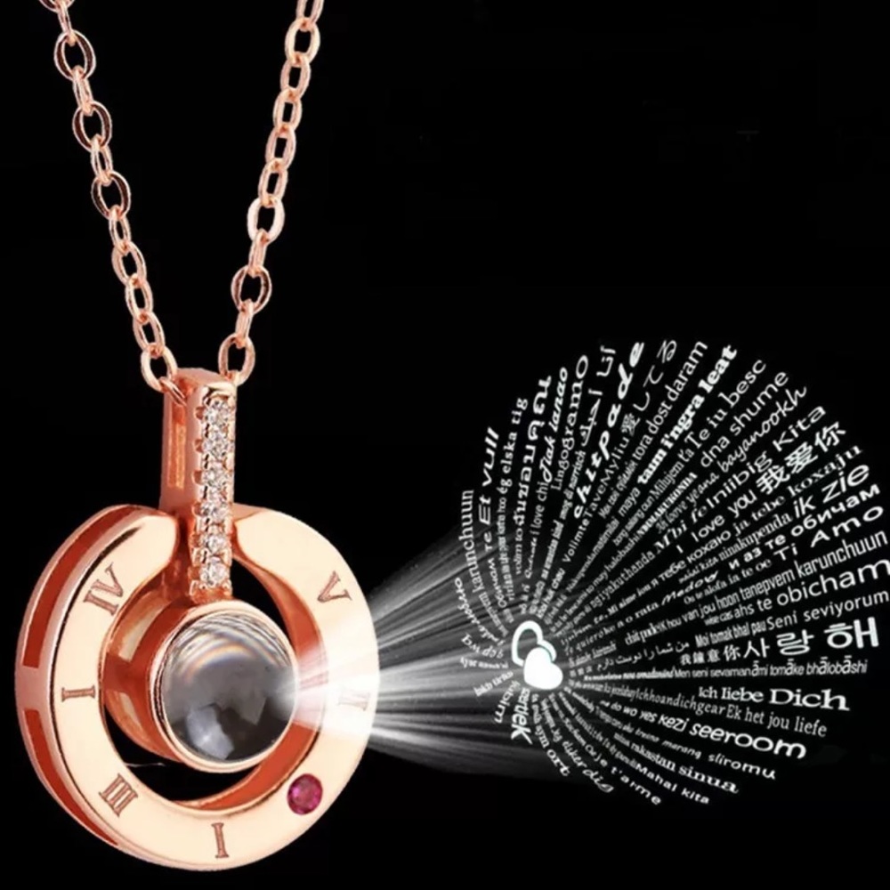 100 Languages I Love You Necklace